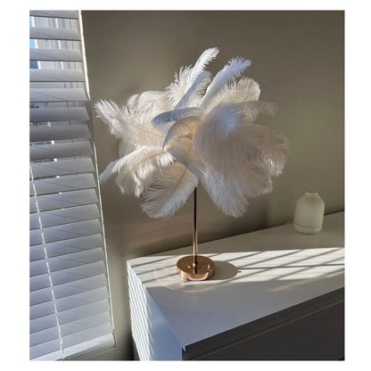 Luxury Feather Lamp